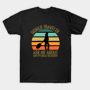 World traveler - traveller addict - travel addict - Travel the world T-Shirt